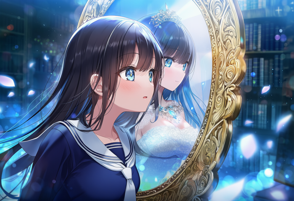 鏡と少女（試作）