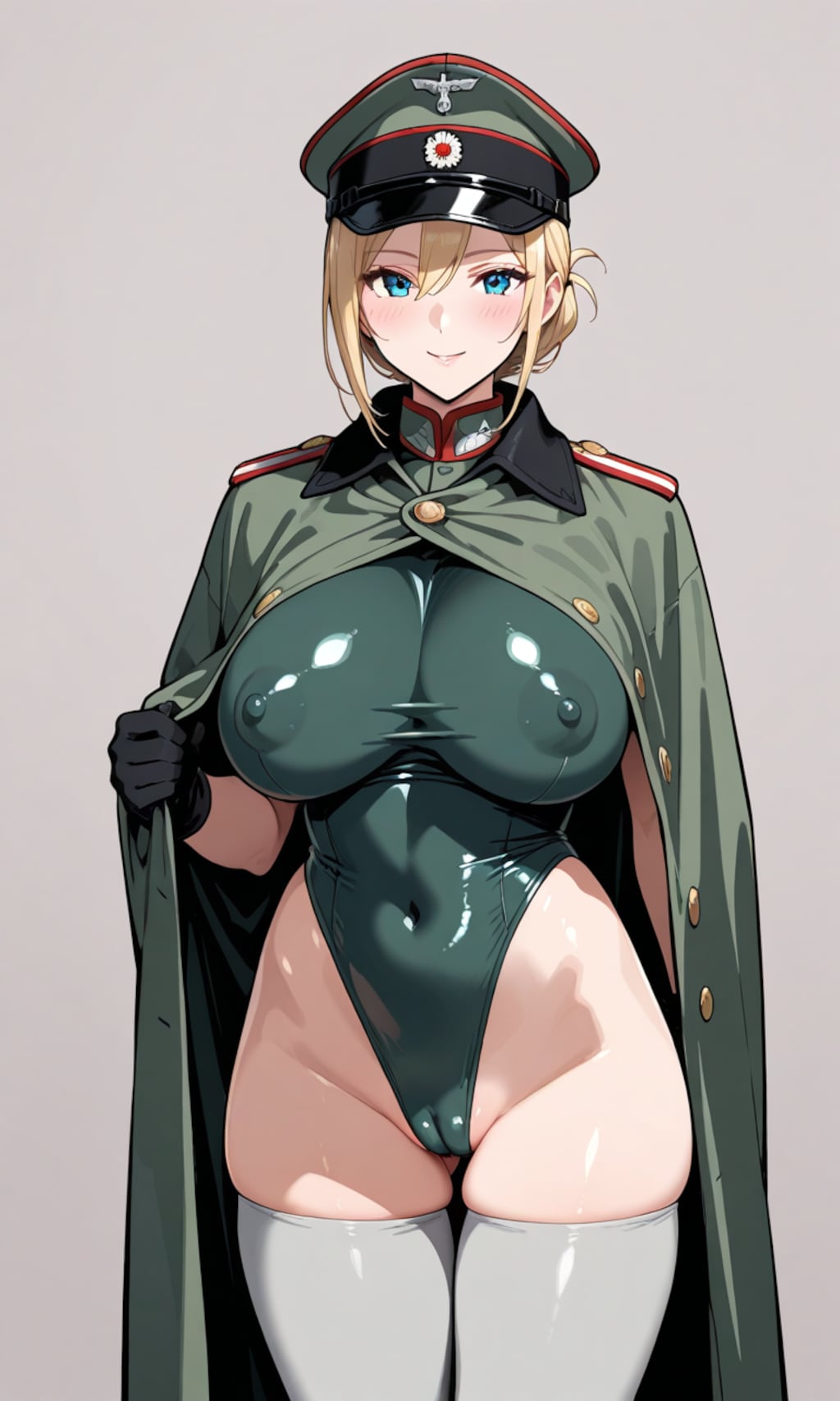 胸ポチスジ  レオタード編