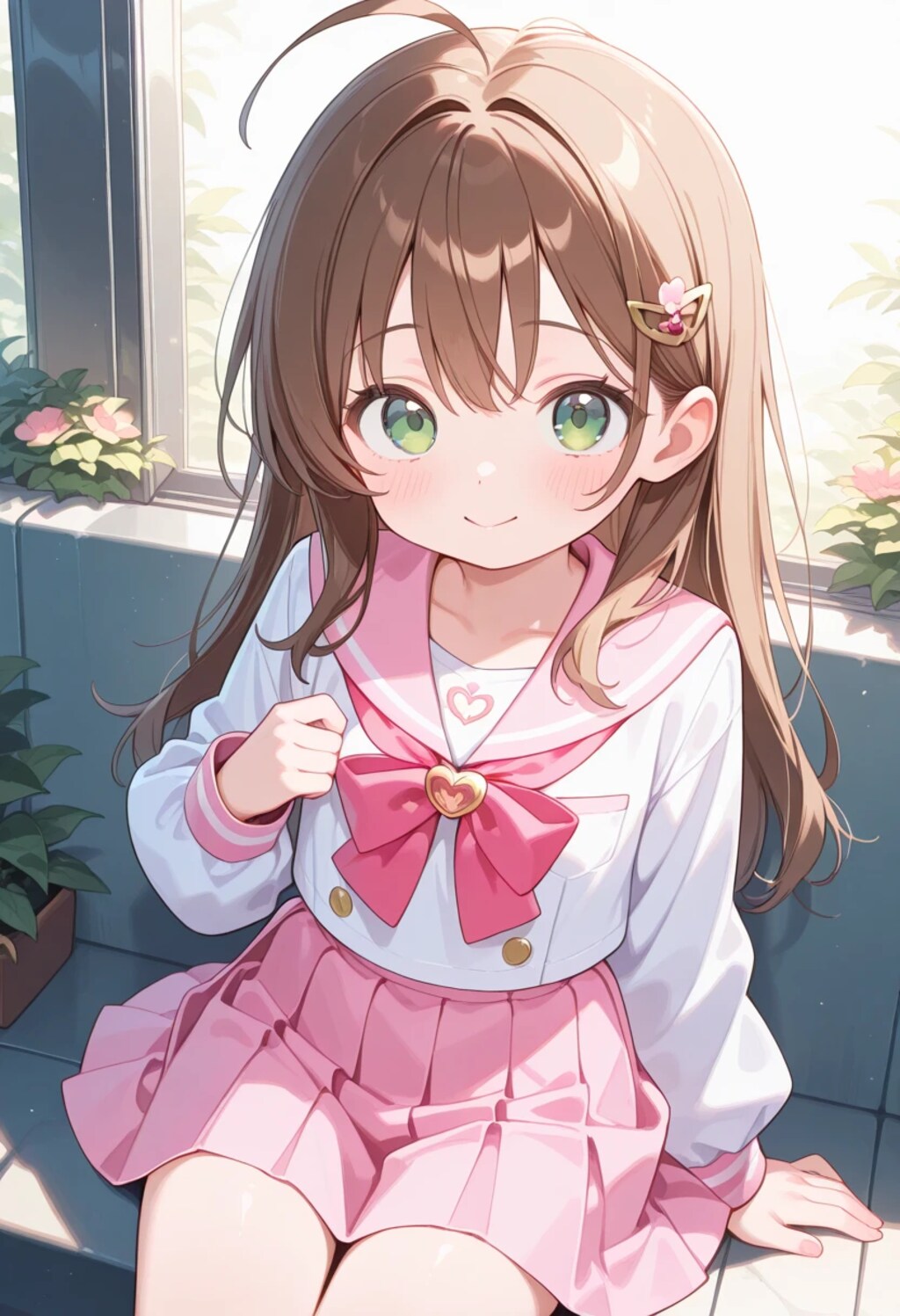 ピンクのセーラー服3☆