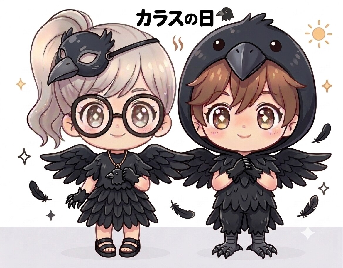 今日は「カラスの日」 | の人気AIイラスト・グラビア