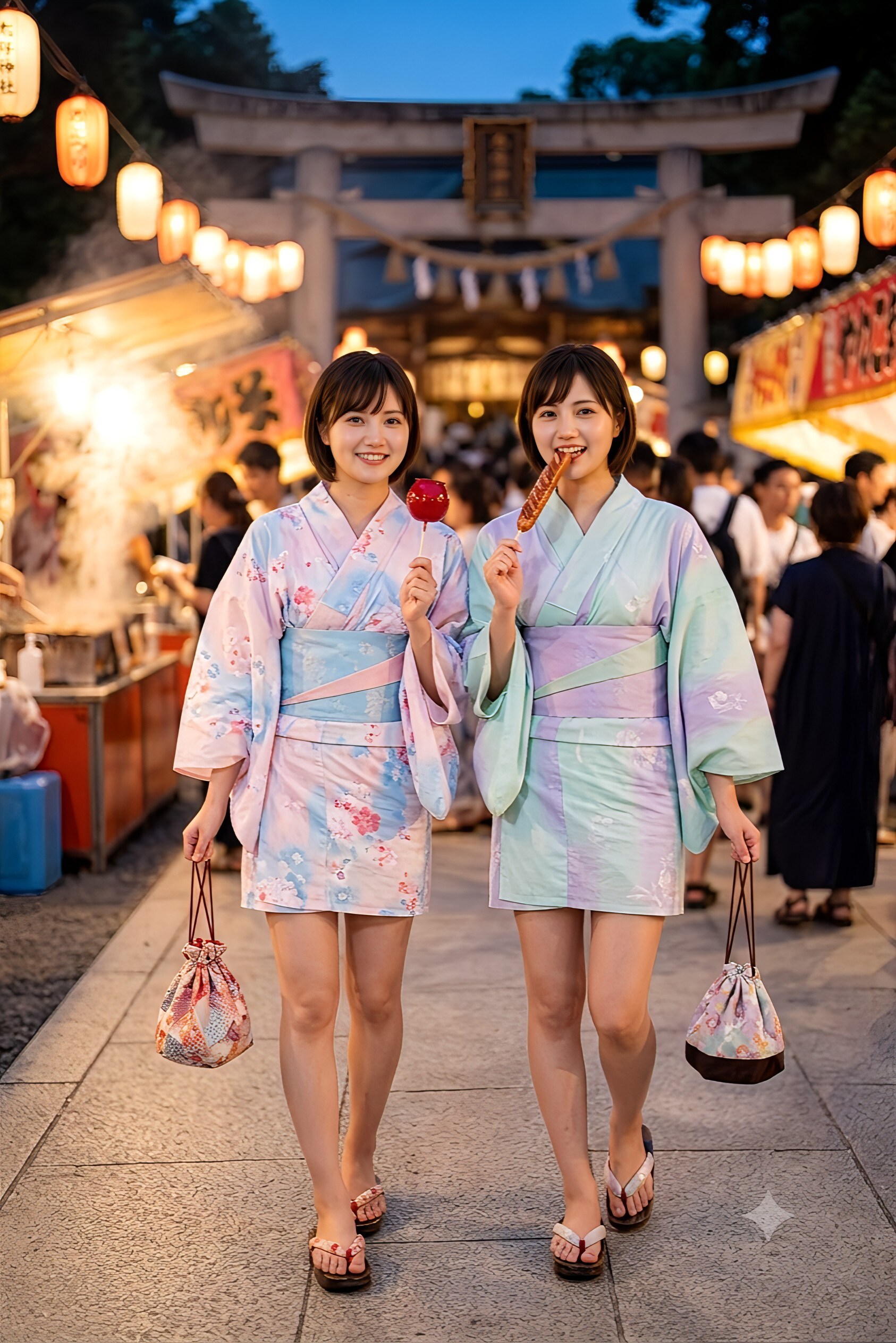 夏祭り😄