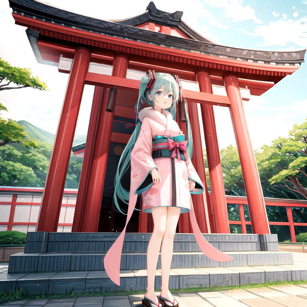 初音ミクの初詣