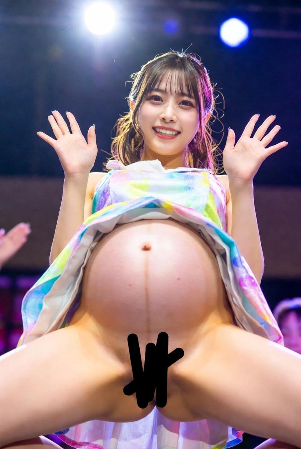 ノーパン露出アイドル①