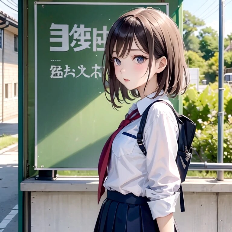 もうちょっと離れてくれる？　お兄ちゃん　知り合いと思われるでしょっ | の人気AIイラスト・グラビア