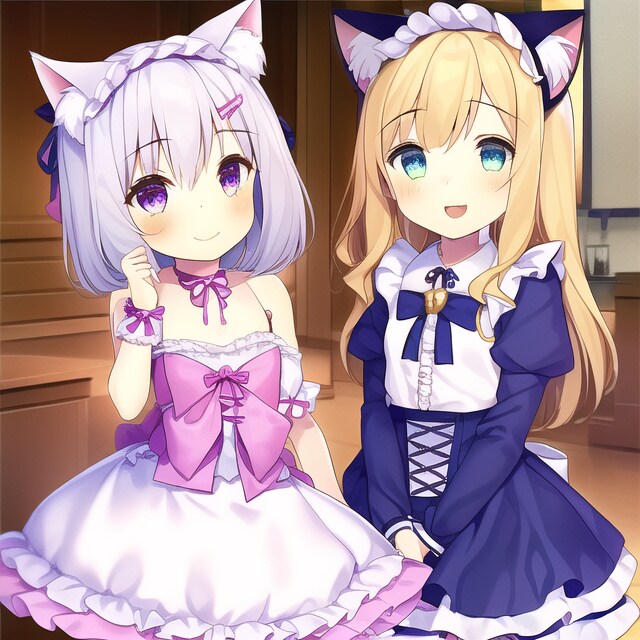 猫耳ろりふわメイドちゃん②