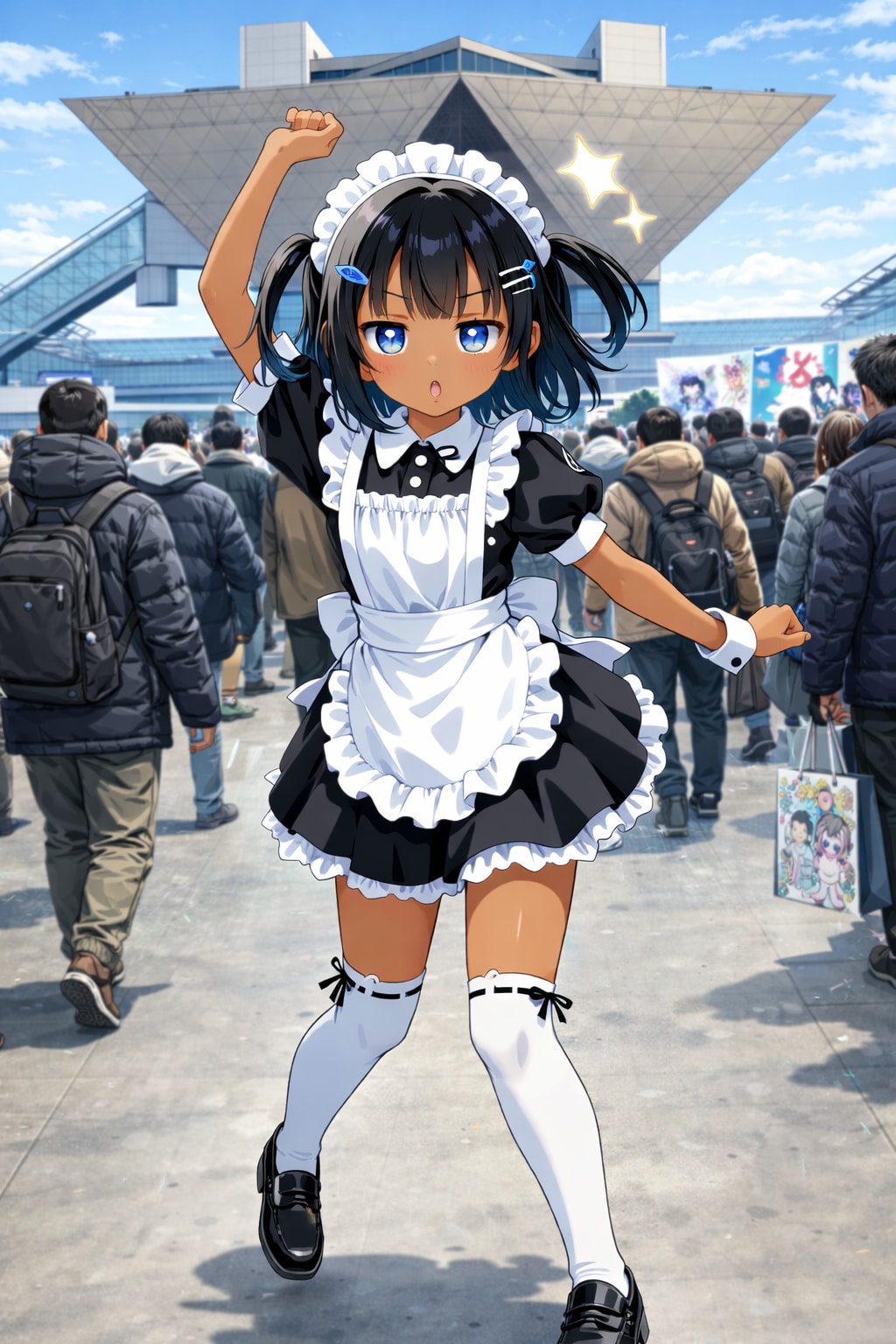 コミケ会場のこなつちゃん YC31