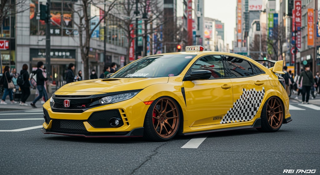 シビックタイプRイエロータクシー