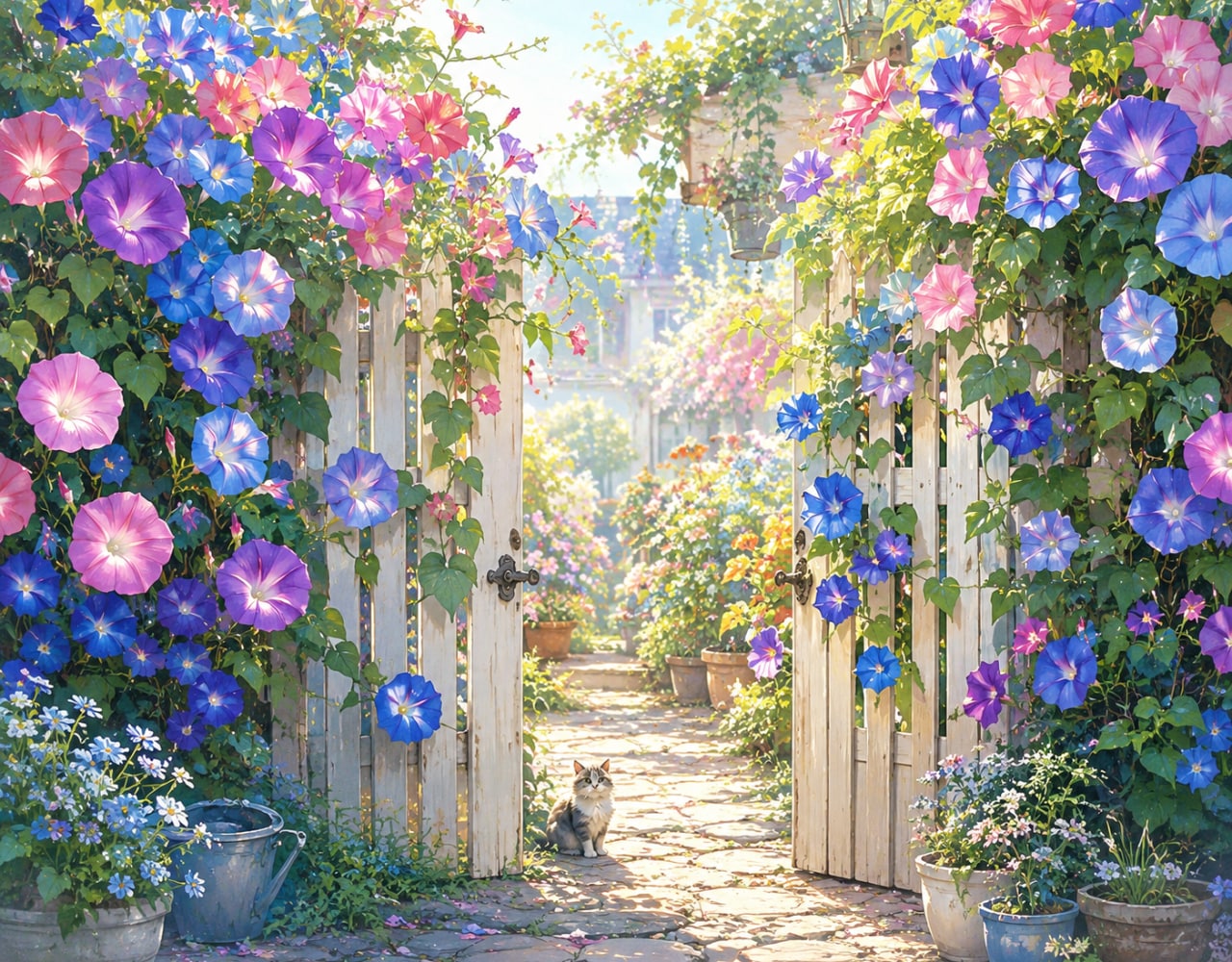 朝顔の季節