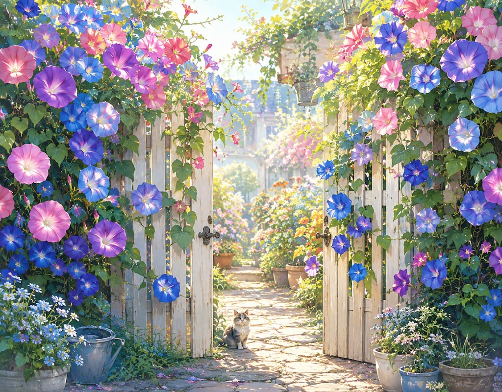 朝顔の季節