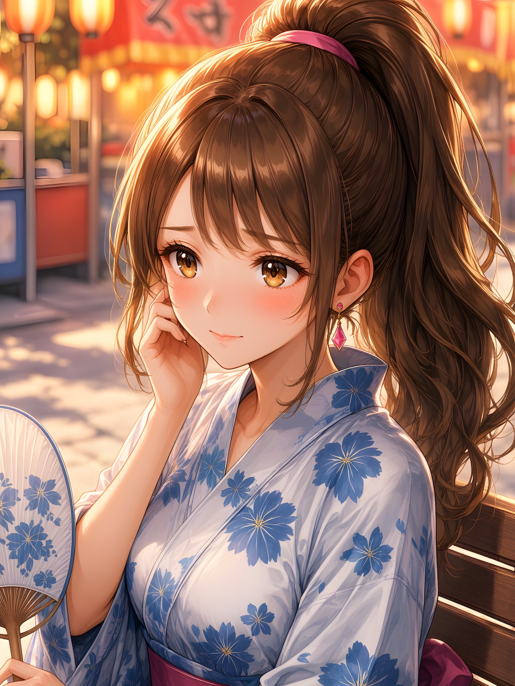 浴衣姿：華恋（キューティースター）