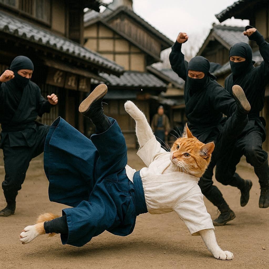 時代劇の猫