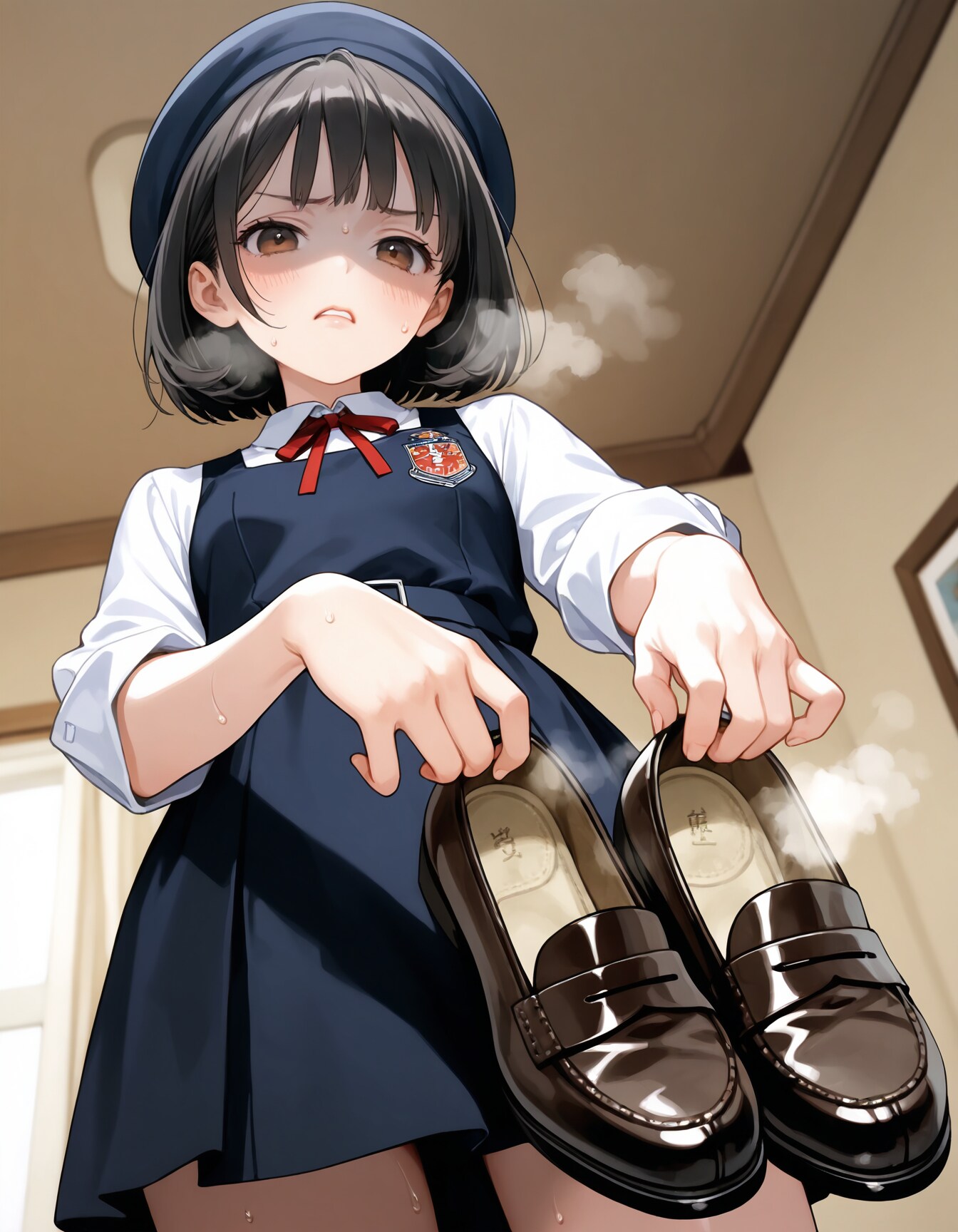 ちょっと一緒の靴箱に入れないで