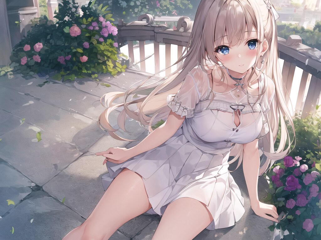 透明感のある少女