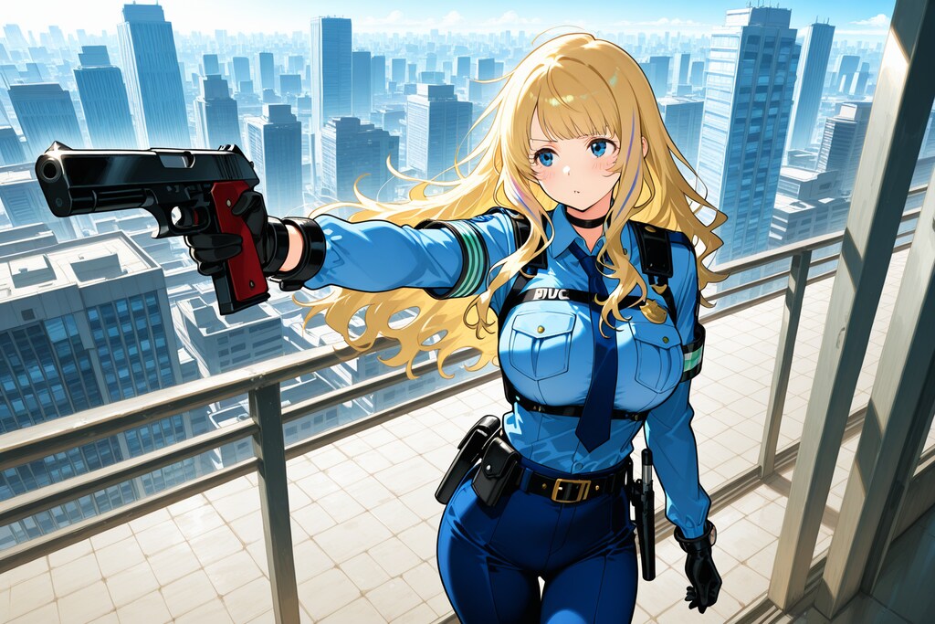 警察官な金髪さん2