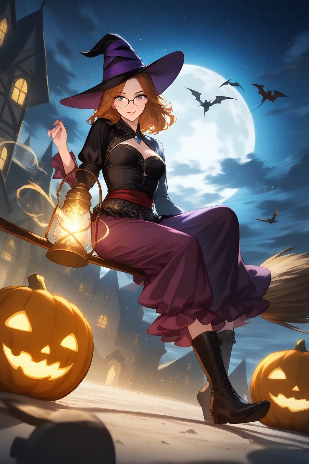 ハロウィンの魔女