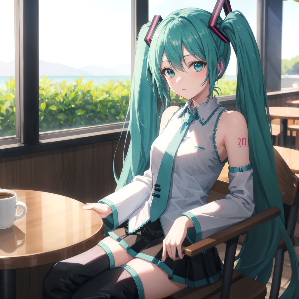 喫茶店のミクさん