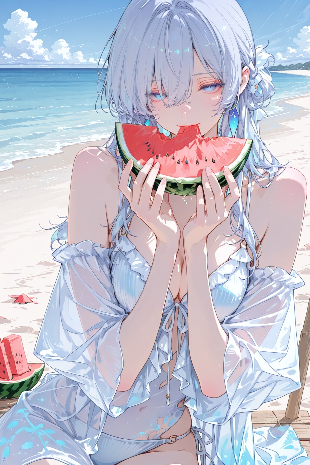 夏は、甘さも静かにほどける