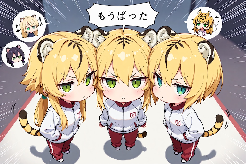 うちのケモミミたちは何か言いたいことがあるようです