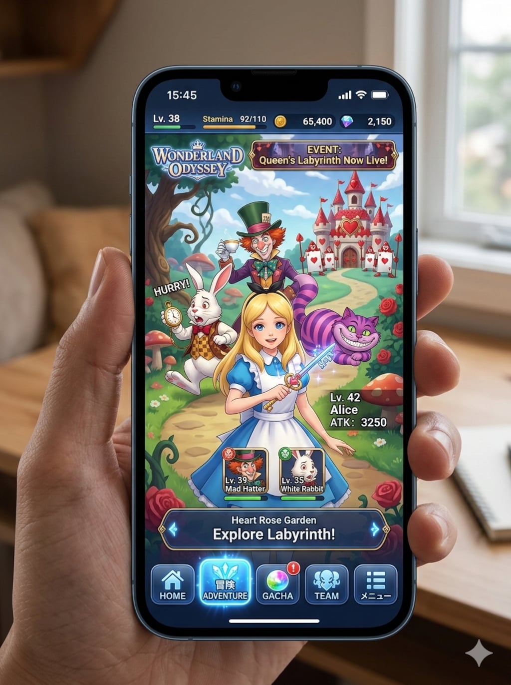Alice in Social game