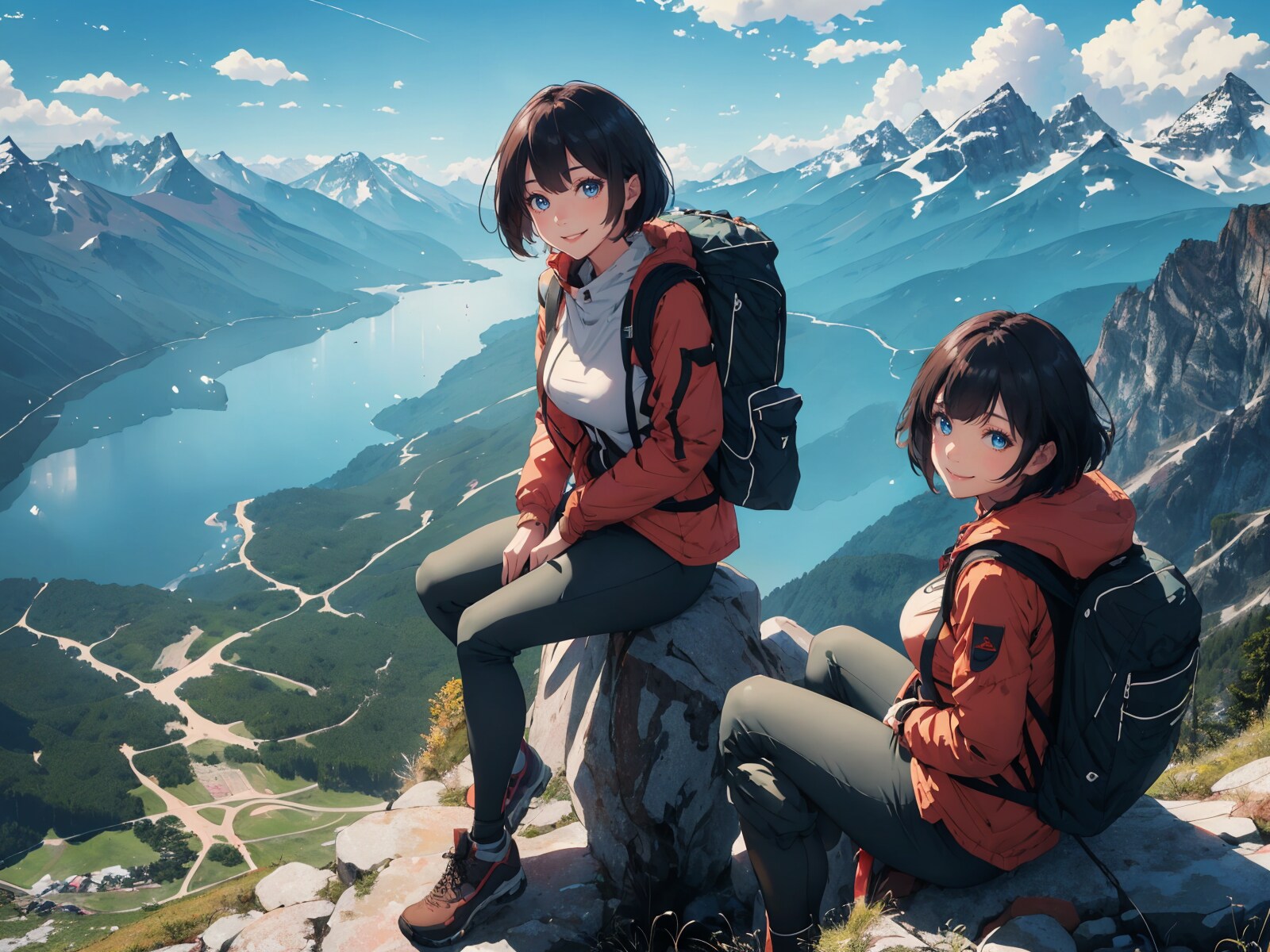 登山(イラスト)2