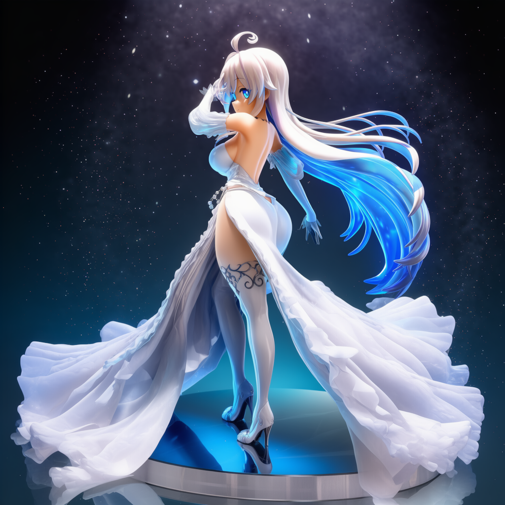 フィギュア化　白ドレスさん