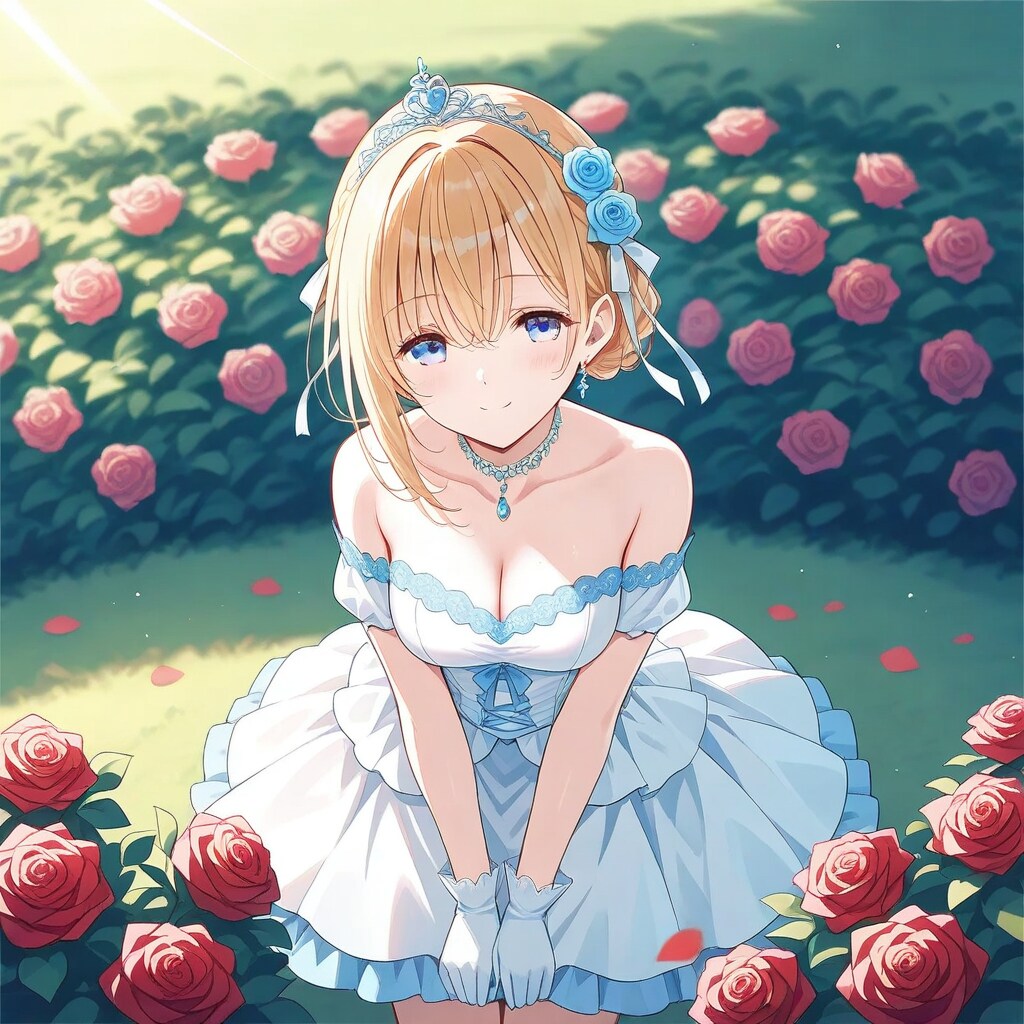 薔薇の園とお姫様