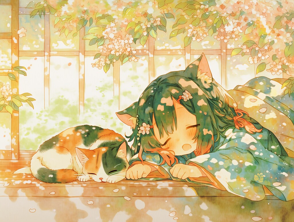 春のうたた寝（１）niji7