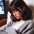 眼鏡女子 楓の大晦日 6枚目