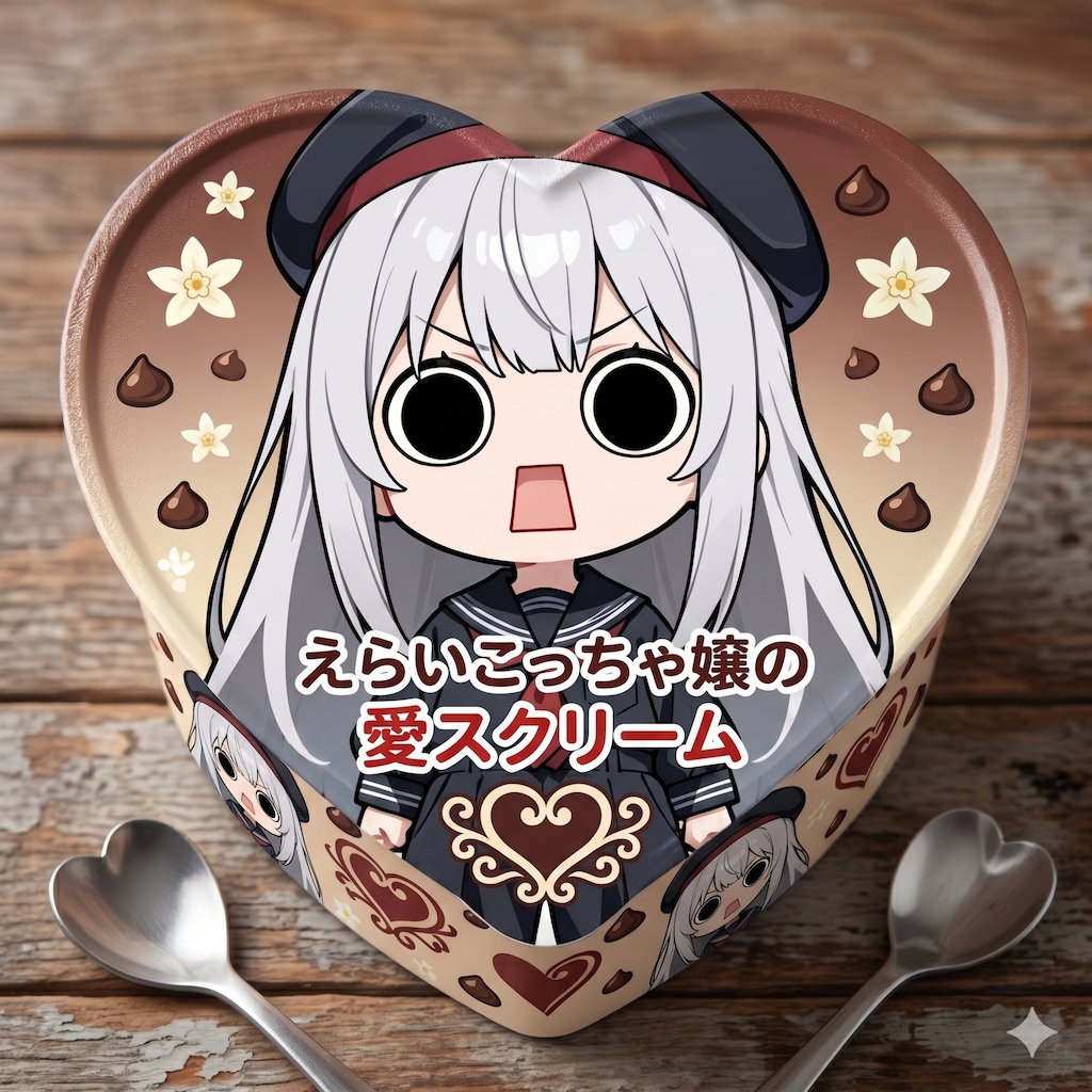 えらいこっちゃ嬢印の愛スクリーム