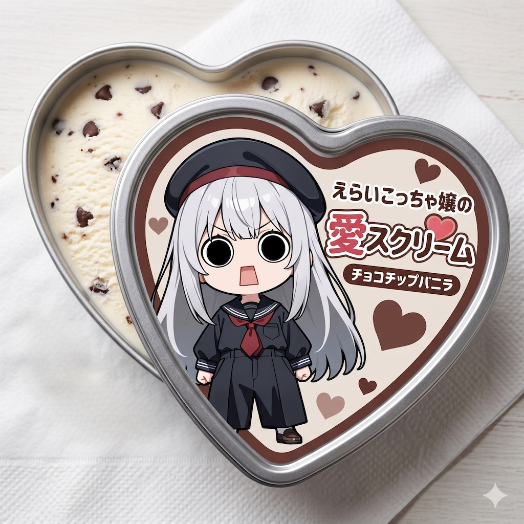 えらいこっちゃ嬢印の愛スクリーム