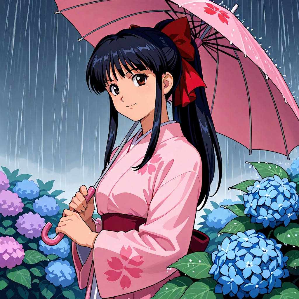 さくらと紫陽花