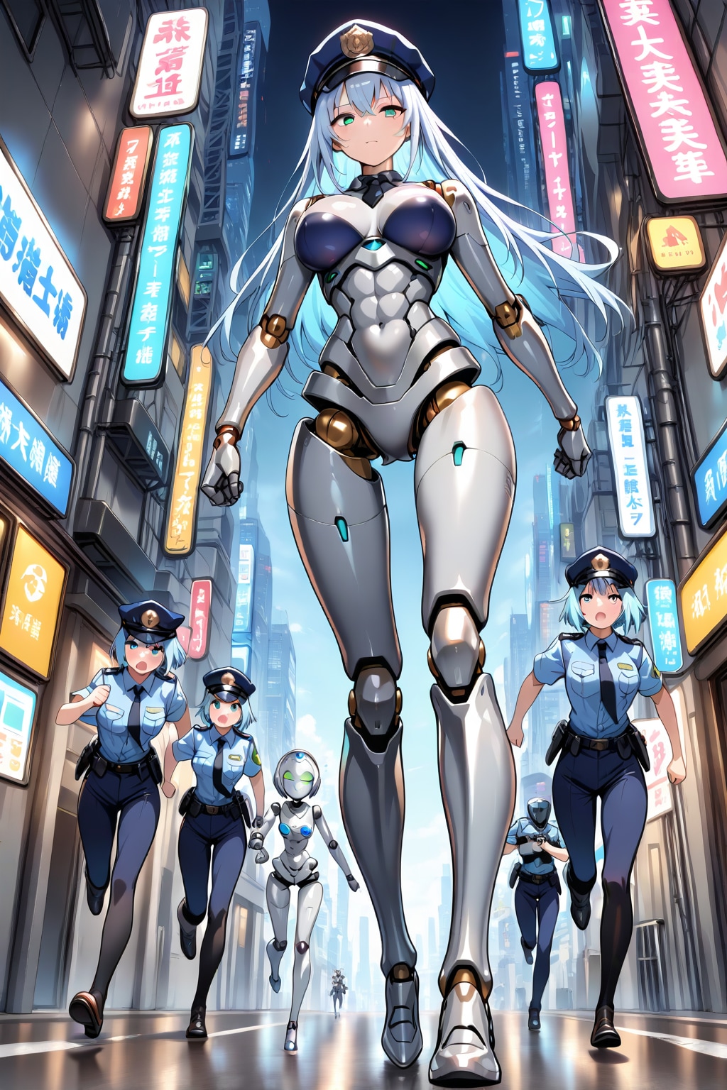 ちちぷい生成メカ娘　ポリス4