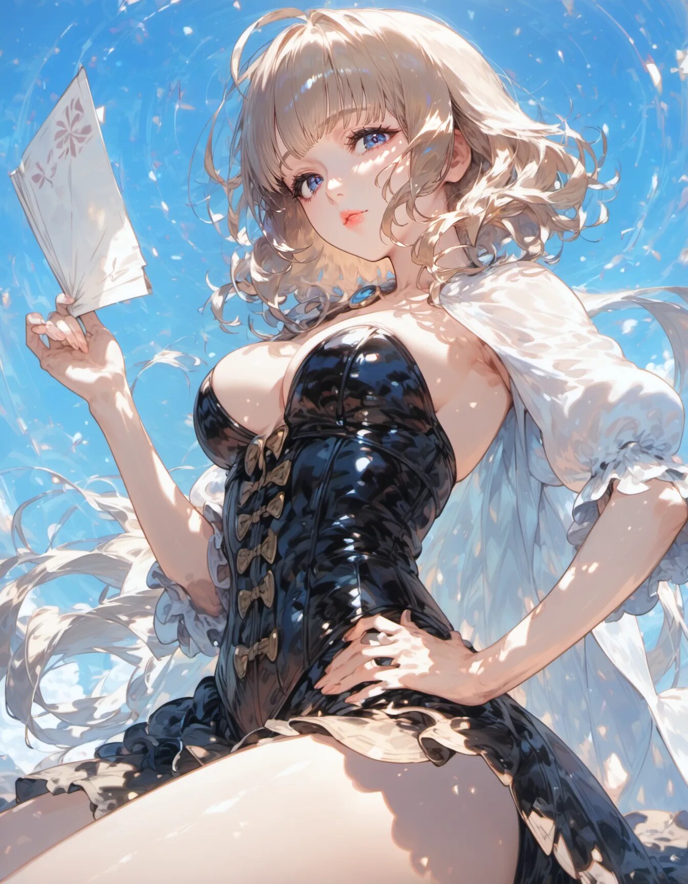 The Lady of the Azure Sky