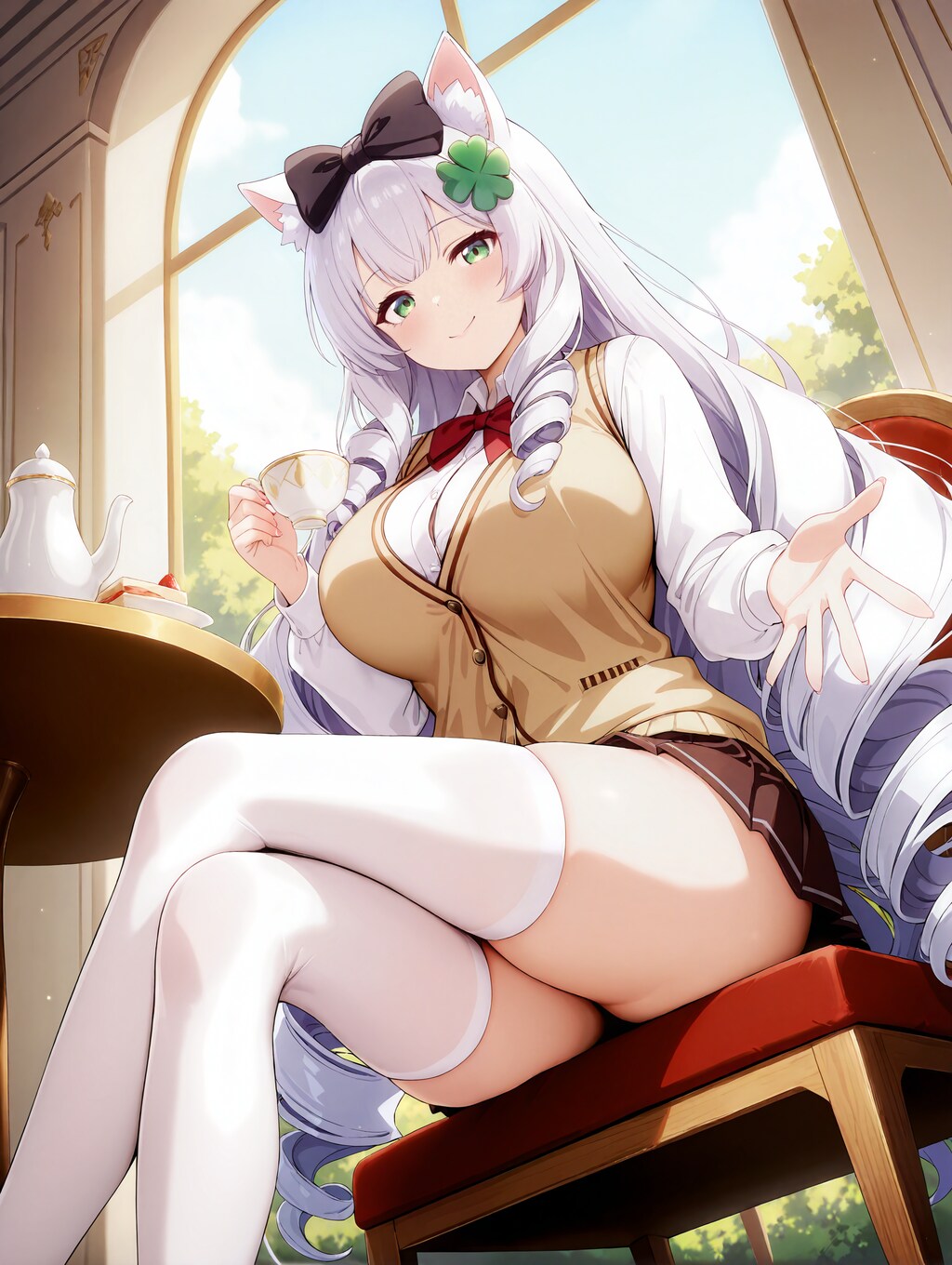 ヒイナちゃんのアフタヌーンティータイム🍀