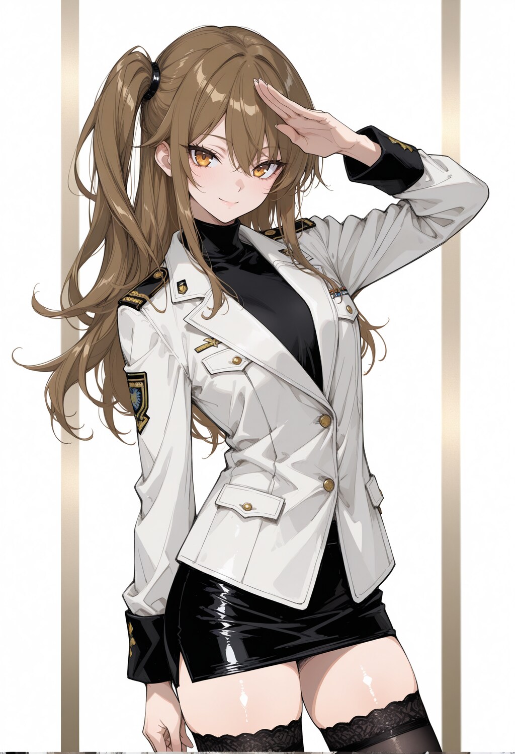 絶対領域軍人娘