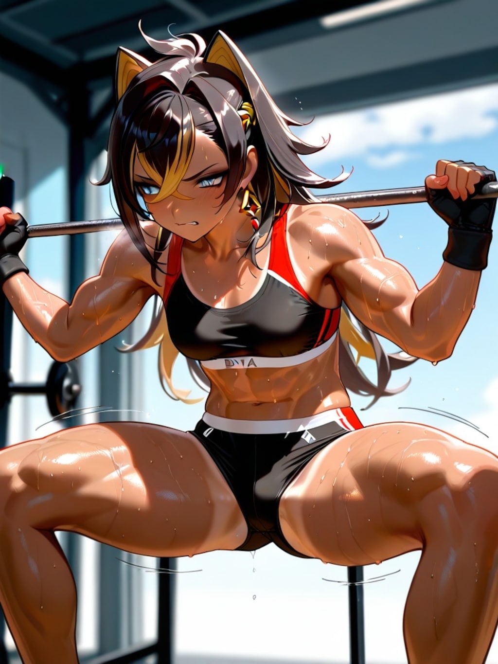 (誰得？)tanline×muscle×ディシア