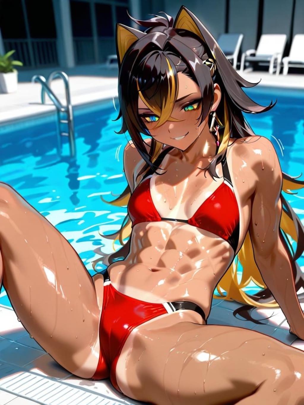 (誰得？)tanline×muscle×ディシア
