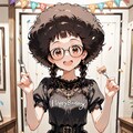 アフワさんも眼鏡三つ編み　～誕生日おめでとうございます～ 2枚目