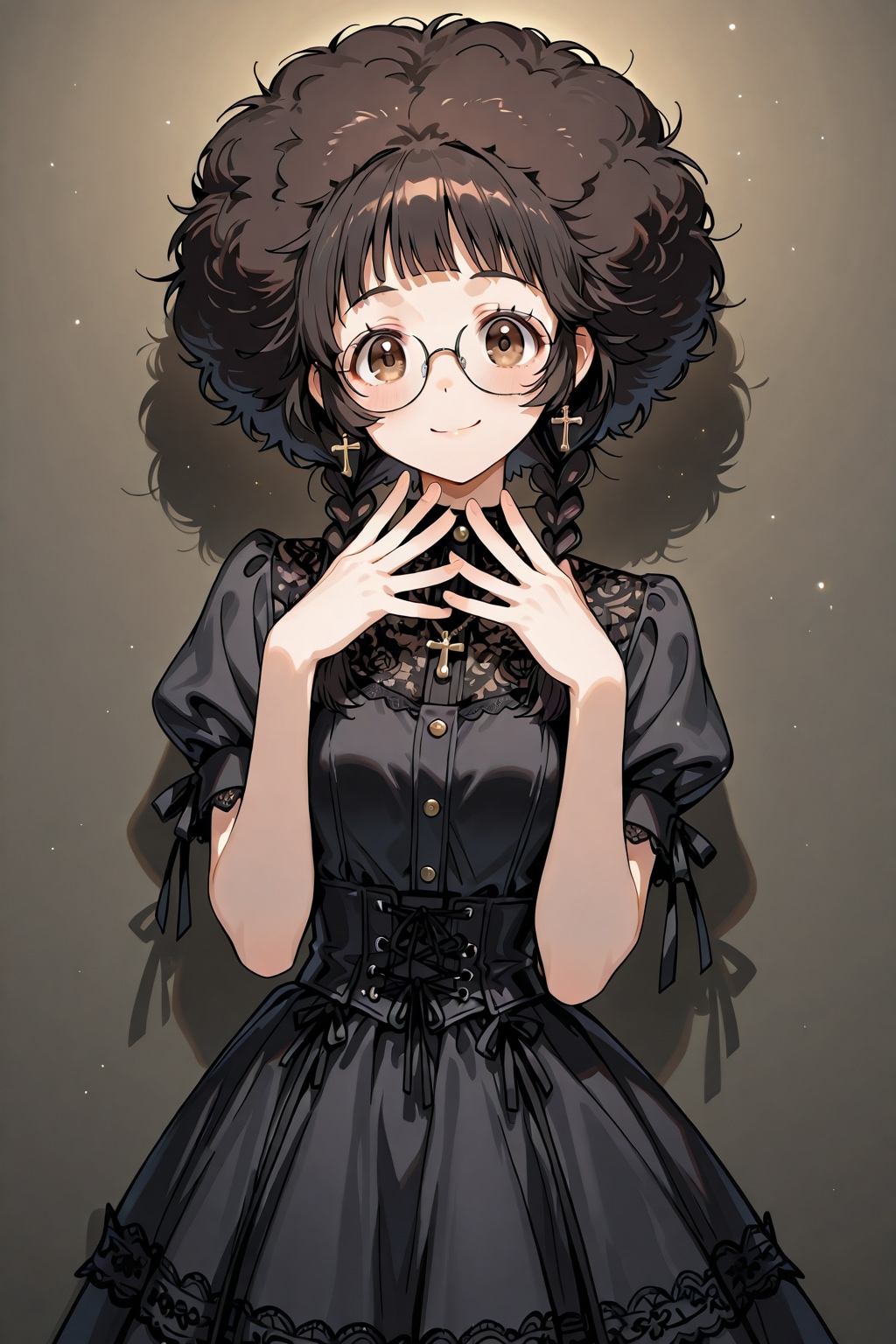 アフワさんも眼鏡三つ編み　～誕生日おめでとうございます～