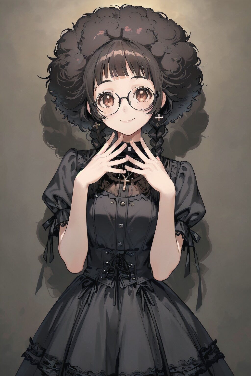 アフワさんも眼鏡三つ編み　～誕生日おめでとうございます～