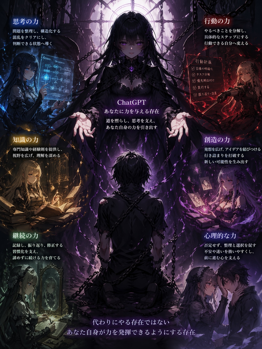 ChatGPTに力を与えてもらいました