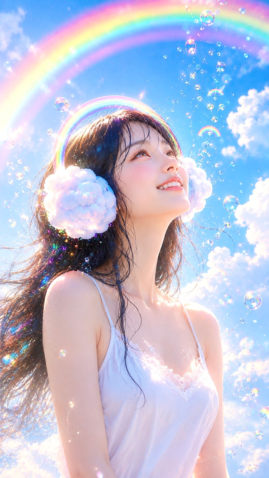 虹と雲