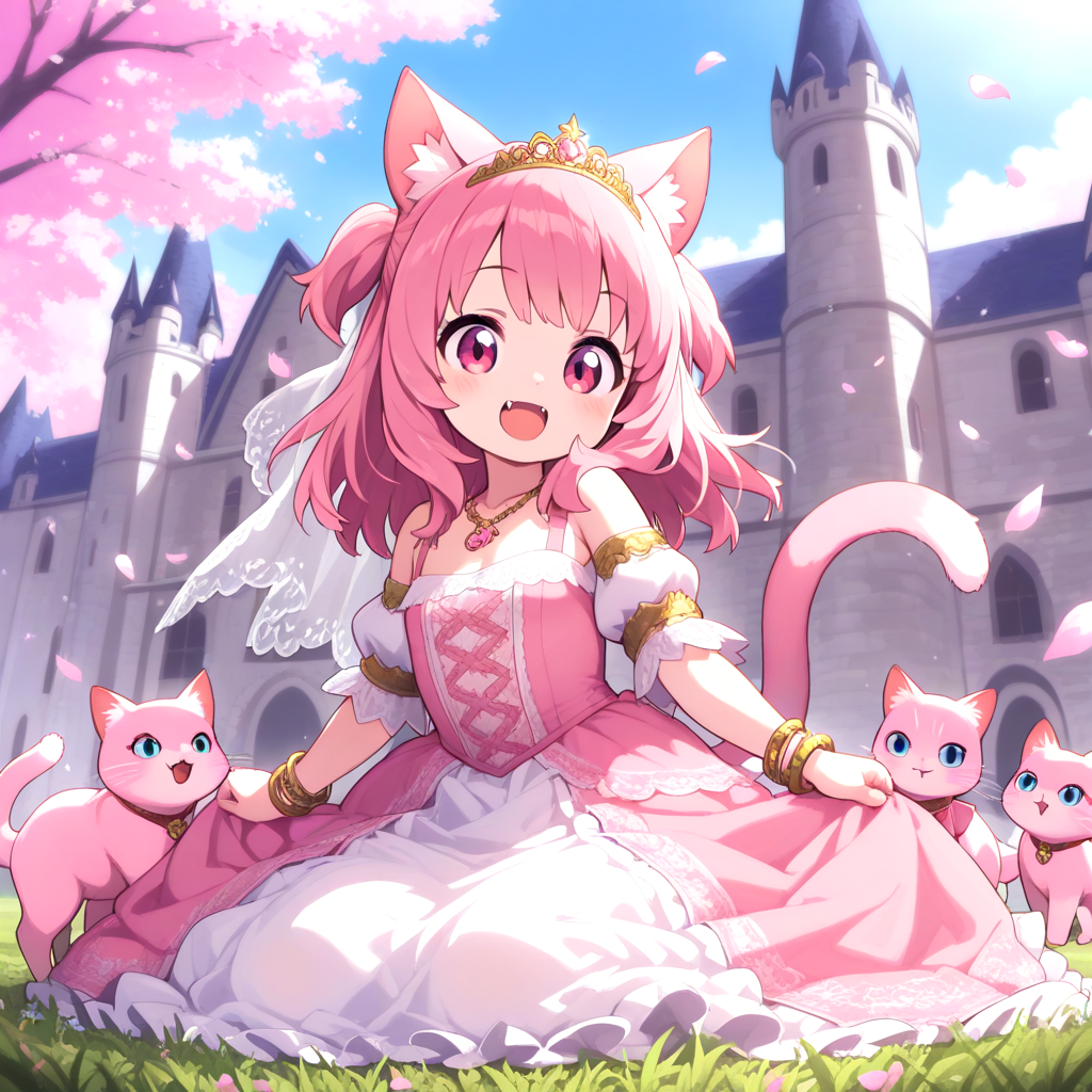 ねこ姫様とお城