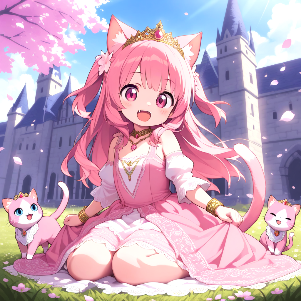 ねこ姫様とお城