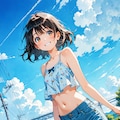 飛行機雲 12枚目