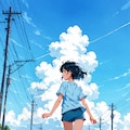 飛行機雲 9枚目