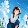 飛行機雲 4枚目