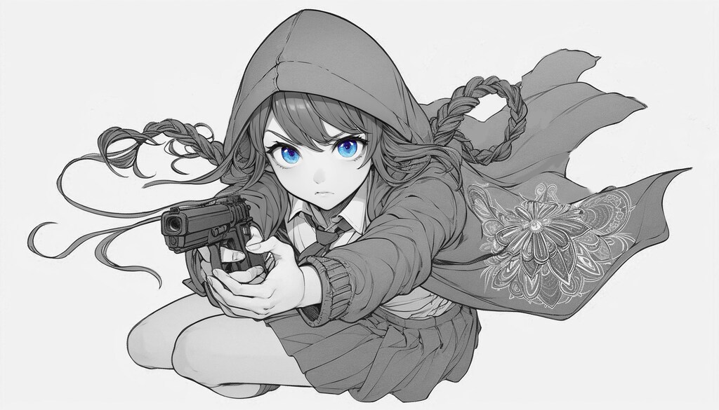 モノクロハルちゃん