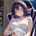 ふぅ‥疲れた　オナってから寝よー 2枚目