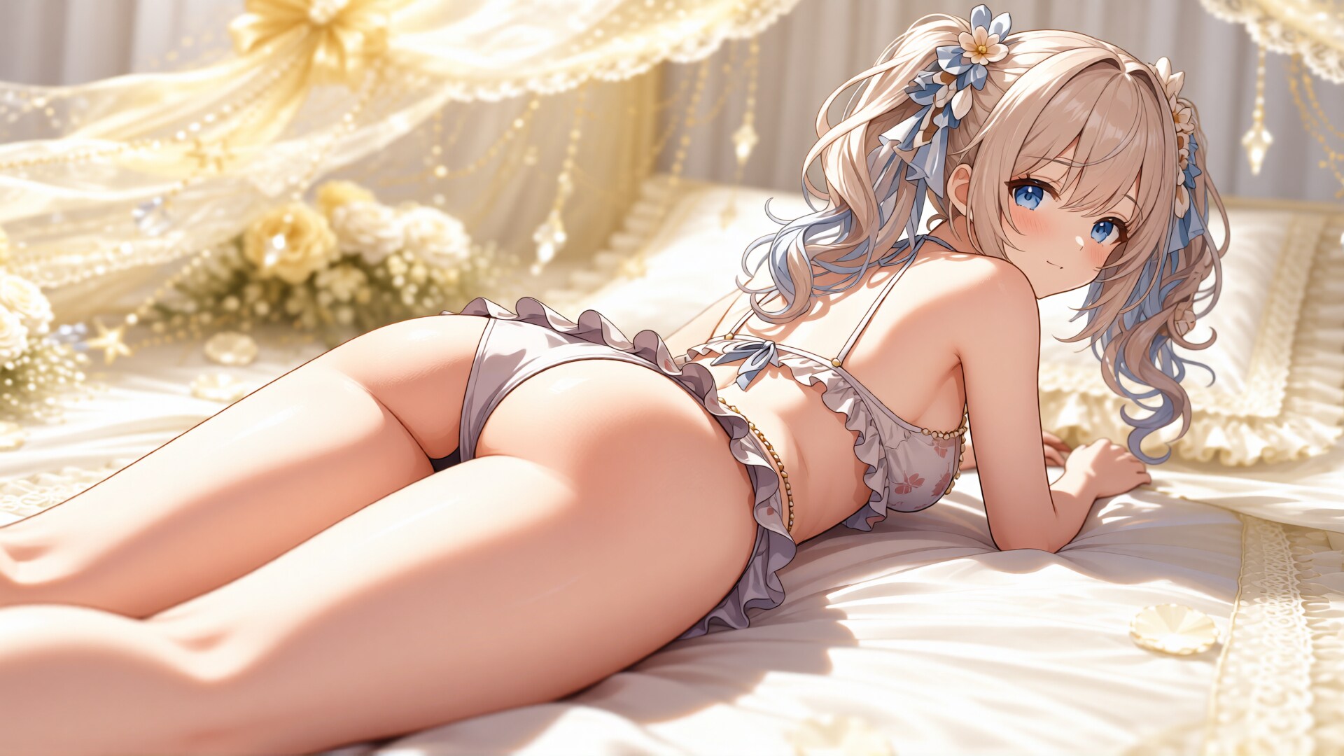 金髪少女と水着　その15-4